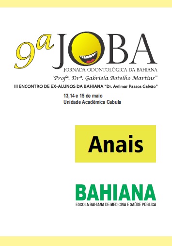 					Visualizar v. 1 n. 2 (2010): 9ª Jornada Odontológica da Bahiana
				